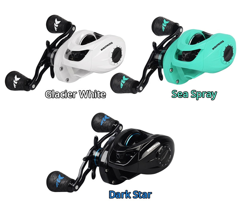 KastKing 2019 New Crixus Super Light Baitcasting Fishing Reel Dual Brake System Freshwater 8KG Drag Casting Reel Fishing Coil