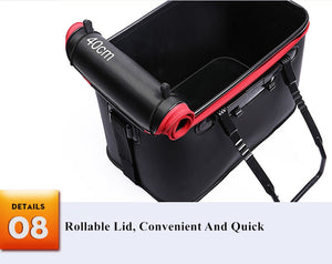 WALK FISH Portable EVA Fishing Bag Collapsible Fishing Bucket Live Fish Box Camping Water Container Pan Basin Tackle Storage Bag
