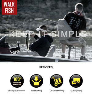 WALK FISH Portable EVA Fishing Bag Collapsible Fishing Bucket Live Fish Box Camping Water Container Pan Basin Tackle Storage Bag