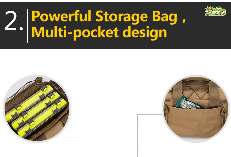Dream Fishing Large Capacity Fishing Bag 40*23*19cm