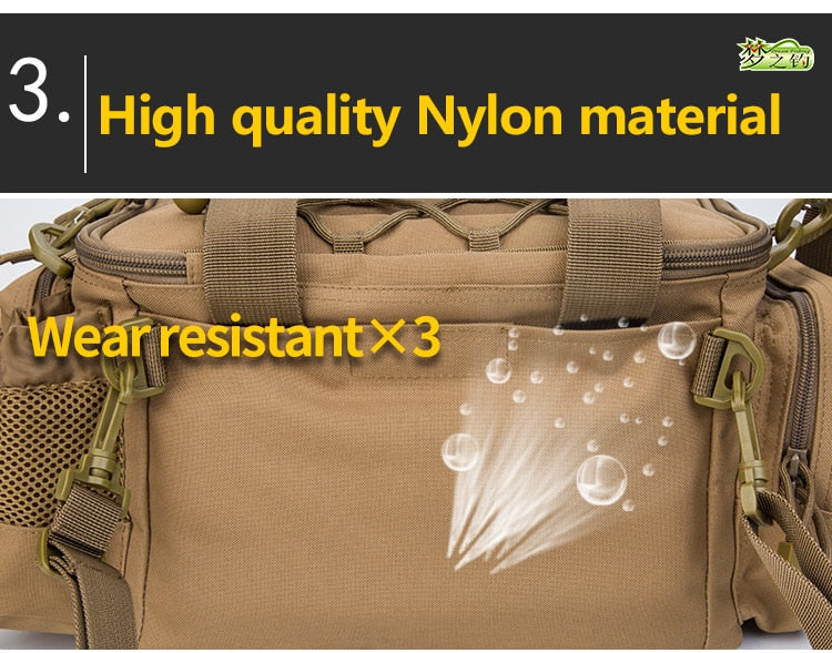 Dream Fishing Large Capacity Fishing Bag 40*23*19cm