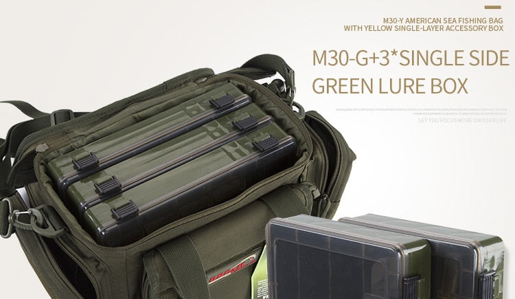 Dream Fishing Large Capacity Fishing Bag 40*23*19cm