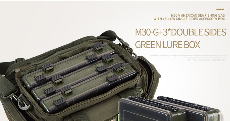 Dream Fishing Large Capacity Fishing Bag 40*23*19cm