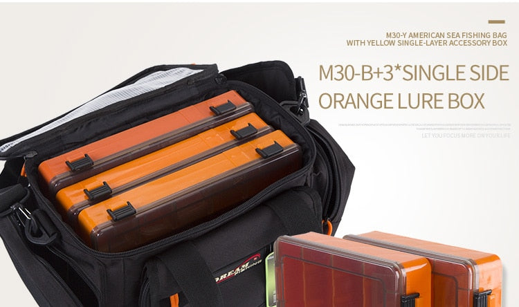 Dream Fishing Large Capacity Fishing Bag 40*23*19cm