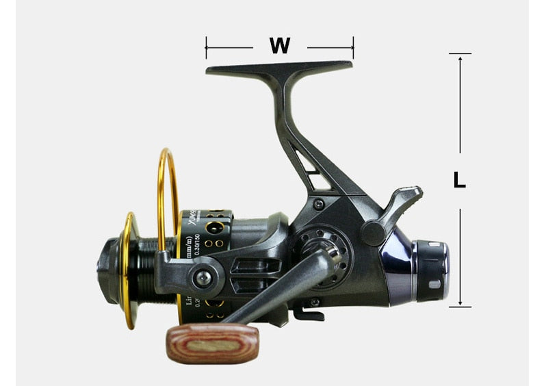 2018 New Double Brake Design Fishing Reel Super Strong Carp Fishing Feeder Spinning Reel Spinning wheel type fishing wheel MG