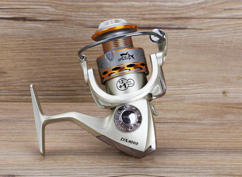 2019 New  Fishing coil Wooden handshake 12+ 1BB Spinning Fishing Reel Professional Metal Left/Right Hand  Fishing Reel Wheels