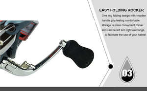 WALK FISH 13+1BB Spinning Fishing Reel Metal XS1000-7000 Series Spinning Reel Fishing Tackle