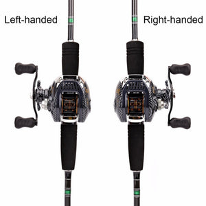 6.3:1 Baitcast Fishing Reel 13 Bearing Large Line Capacity Lightweight Left-handed Right-handed Bait Casting Fishing Wheel Tool