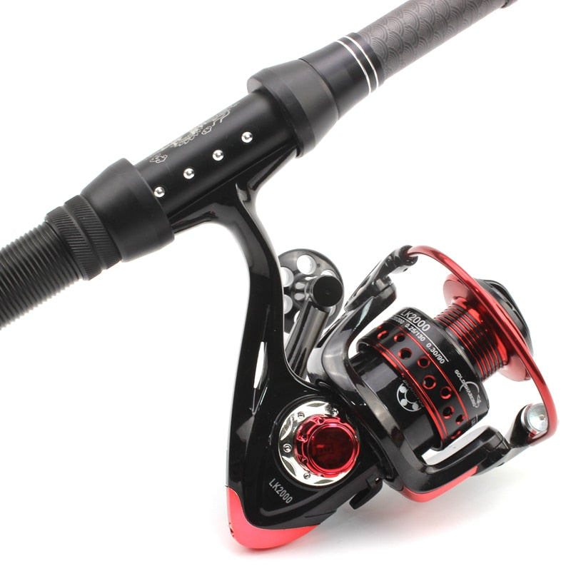 1.8m 2.1m 2.4m 2.7m 3.0m Carbon Fiber Telescopic Fishing Rod Portable Spinning Rod and Spinning Reels Multifunction set