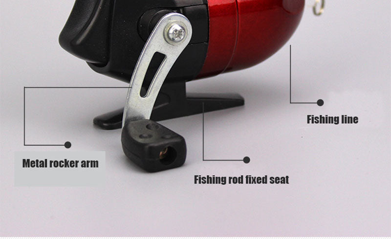 Carbon Fiber Rod Superhard Boat Ice Fly Lure Fishing Rod With High Quality Fishing Reel Fishing Tackle set De Pesca 1.4m Length