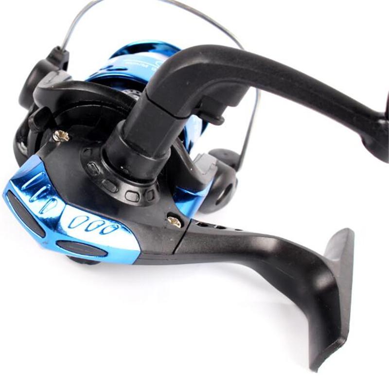 Mounchain 3 axis Fishing Reel Aluminum Body Spinning Reel 5.2:1 Speed Ratio Left/Right Hand Fishing Wheel 40M Fishing Line whee
