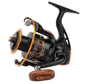 JACKFISH 12BB Spinning Fishing Reel Fishing Wheel for Saltwater Metal Spool Fishing Reels carpa molinete de pesca fishing tackle