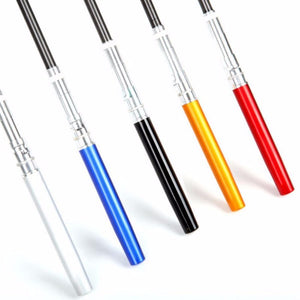Balight Portable Pocket Telescopic Mini Fishing Pole Pen Shape Folded Fishing Rods With Reel Wheel Fishing Rod Pen