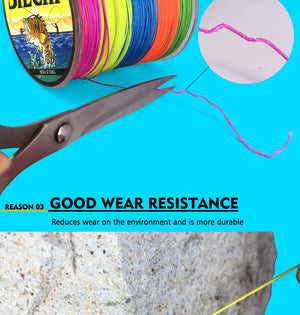 SIECHI 8 Strands 1000M 500M 300M PE Braided Fishing Line tresse peche