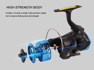 Folding Spinning Fishing Reels Wheel Spinning Reel Pardew Lure Wheel Vessel Bait Casting Flying Fishing Trolling
