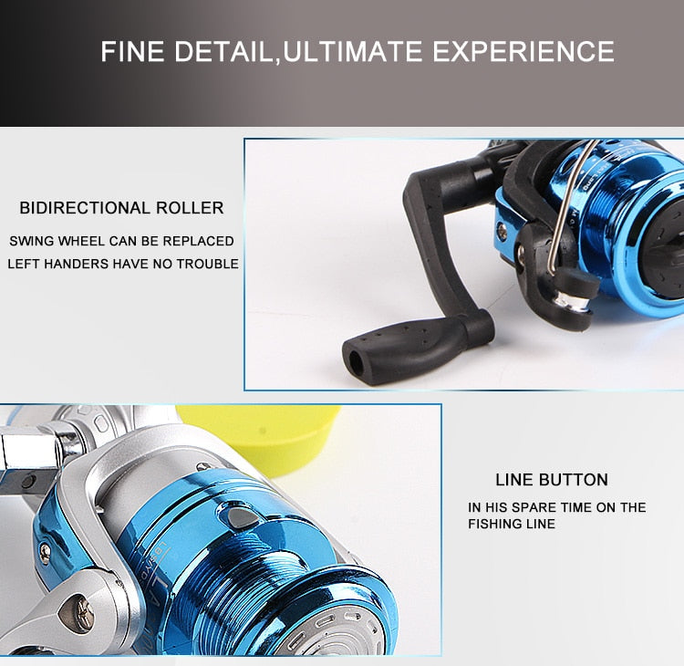 Folding Spinning Fishing Reels Wheel Spinning Reel Pardew Lure Wheel Vessel Bait Casting Flying Fishing Trolling