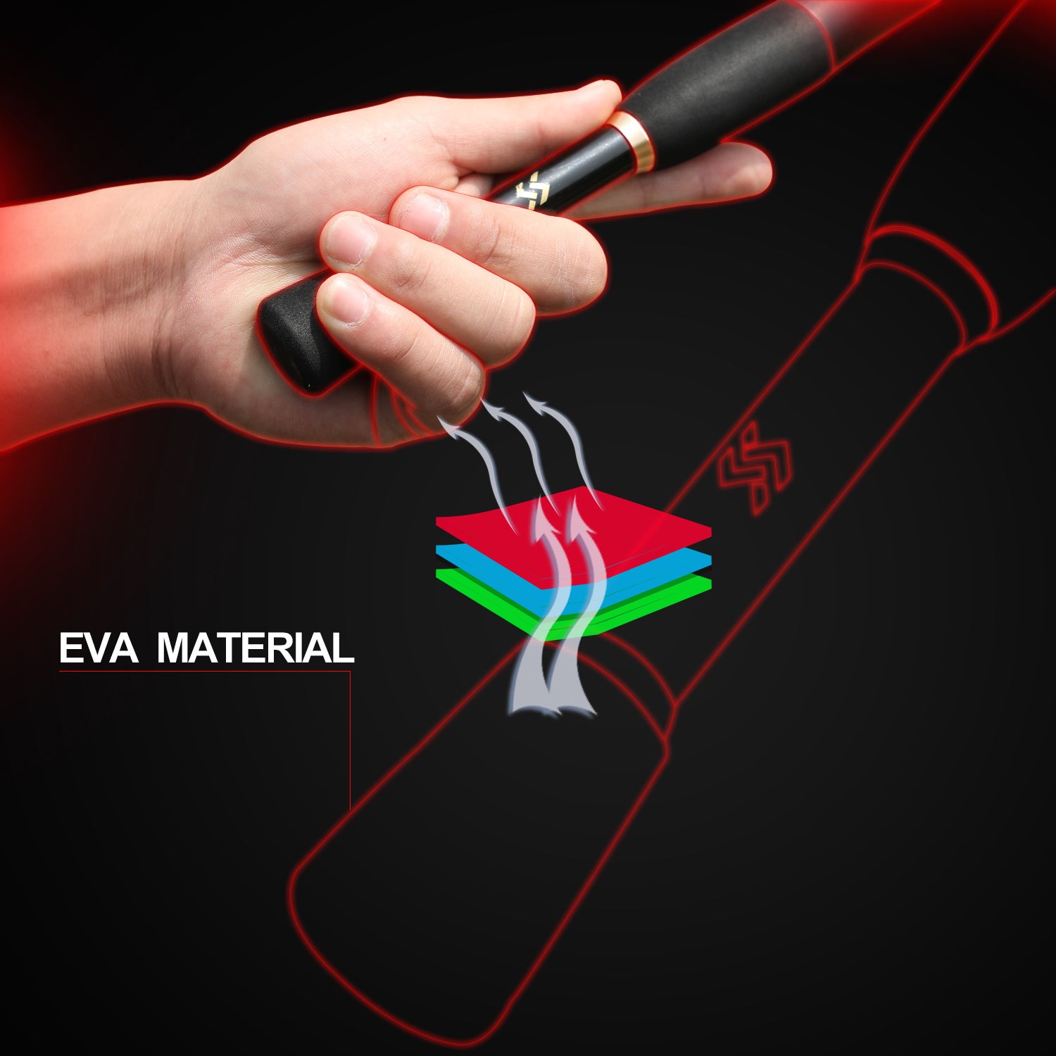 Fishing Rod Carbon Fiber Material 1.8-2.4m Fishing Rod Tackle