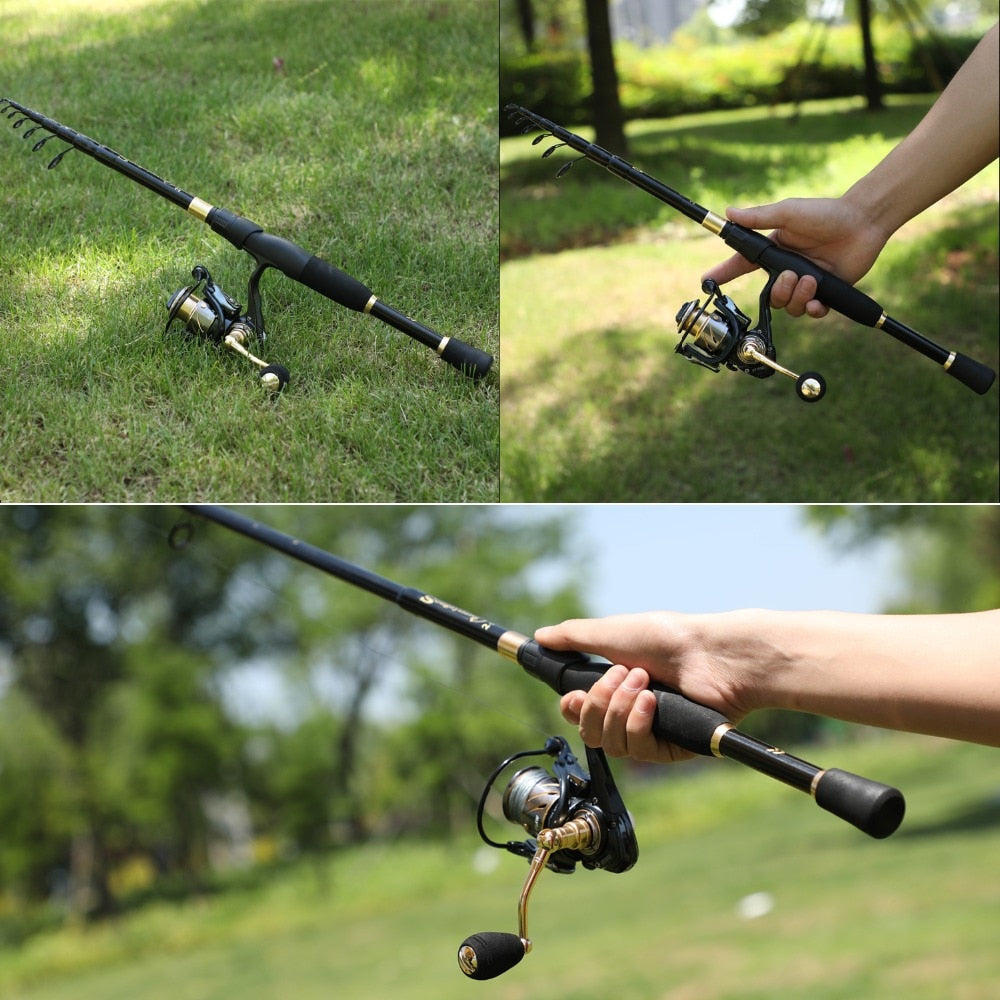 Fishing Rod Carbon Fiber Material 1.8-2.4m Fishing Rod Tackle