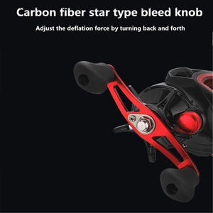 Lizard 18*1BB Metal Baitcasting Fishing Reel 8.1:1 Long Shot Left / Right Hand Fishing Wheel Bait Casting Fishing Reel