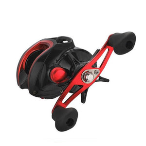 Lizard 18*1BB Metal Baitcasting Fishing Reel 8.1:1 Long Shot Left / Right Hand Fishing Wheel Bait Casting Fishing Reel
