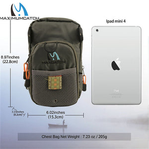 Maximumcatch Fly Fishing Bag Fishing Chest Pack Fishing Backpack With Fishing Tool Accessory