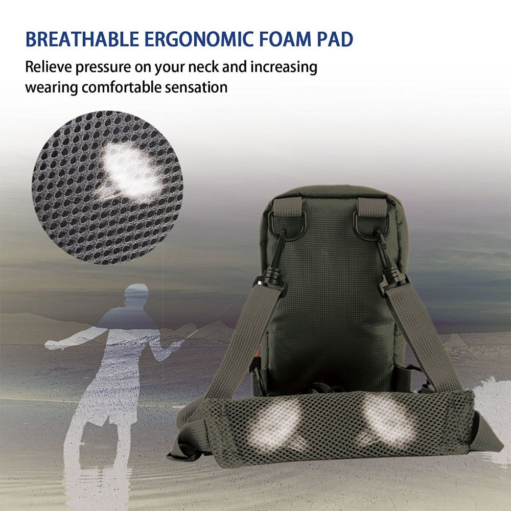 Maximumcatch Fly Fishing Bag Fishing Chest Pack Fishing Backpack With Fishing Tool Accessory