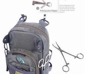 Maximumcatch Fly Fishing Bag Fishing Chest Pack Fishing Backpack With Fishing Tool Accessory