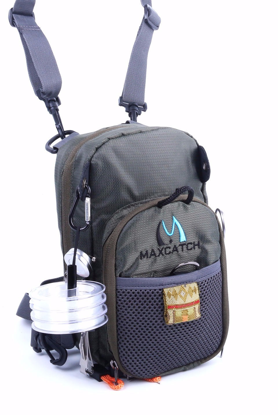 Maximumcatch Fly Fishing Bag Fishing Chest Pack Fishing Backpack With Fishing Tool Accessory