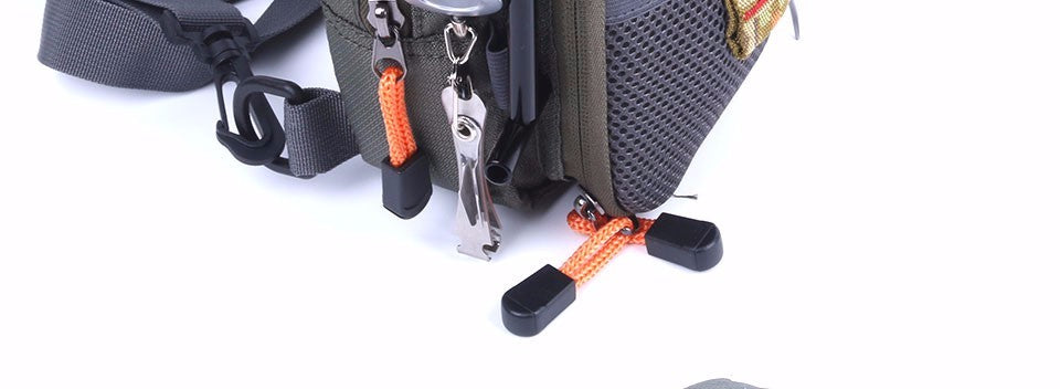 Maximumcatch Fly Fishing Bag Fishing Chest Pack Fishing Backpack With Fishing Tool Accessory