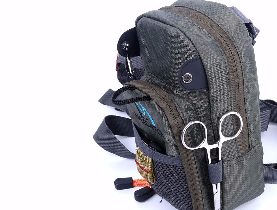 Maximumcatch Fly Fishing Bag Fishing Chest Pack Fishing Backpack With Fishing Tool Accessory