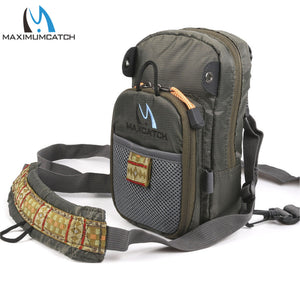 Maximumcatch Fly Fishing Bag Fishing Chest Pack Fishing Backpack With Fishing Tool Accessory