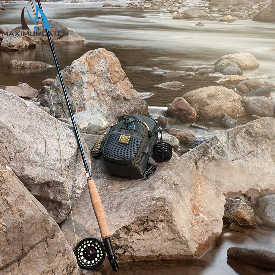 Maximumcatch Fly Fishing Bag Fishing Chest Pack Fishing Backpack With Fishing Tool Accessory