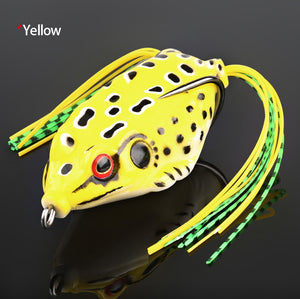 4pcs/Box Ray Frog Soft Fishing Lures 6g 9g 13g Double Hooks Top water Ray Frog Artificial Soft Bait Winter fishing Accessories