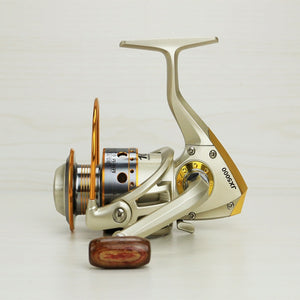 2019 Metal Spool Spinning Fishing Reel 12BB Superior Wheel for Freshwater Saltwater Fishing 1000-7000 Series 5.5:1 Wheel reel
