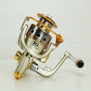 2019 Metal Spool Spinning Fishing Reel 12BB Superior Wheel for Freshwater Saltwater Fishing 1000-7000 Series 5.5:1 Wheel reel