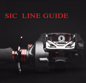 DASNAKI Baitcast reel 5.5kg Power fishing baitcasting reel Magnetic Drag 7.0:1 reels Light Carbon Body molinete de pesca