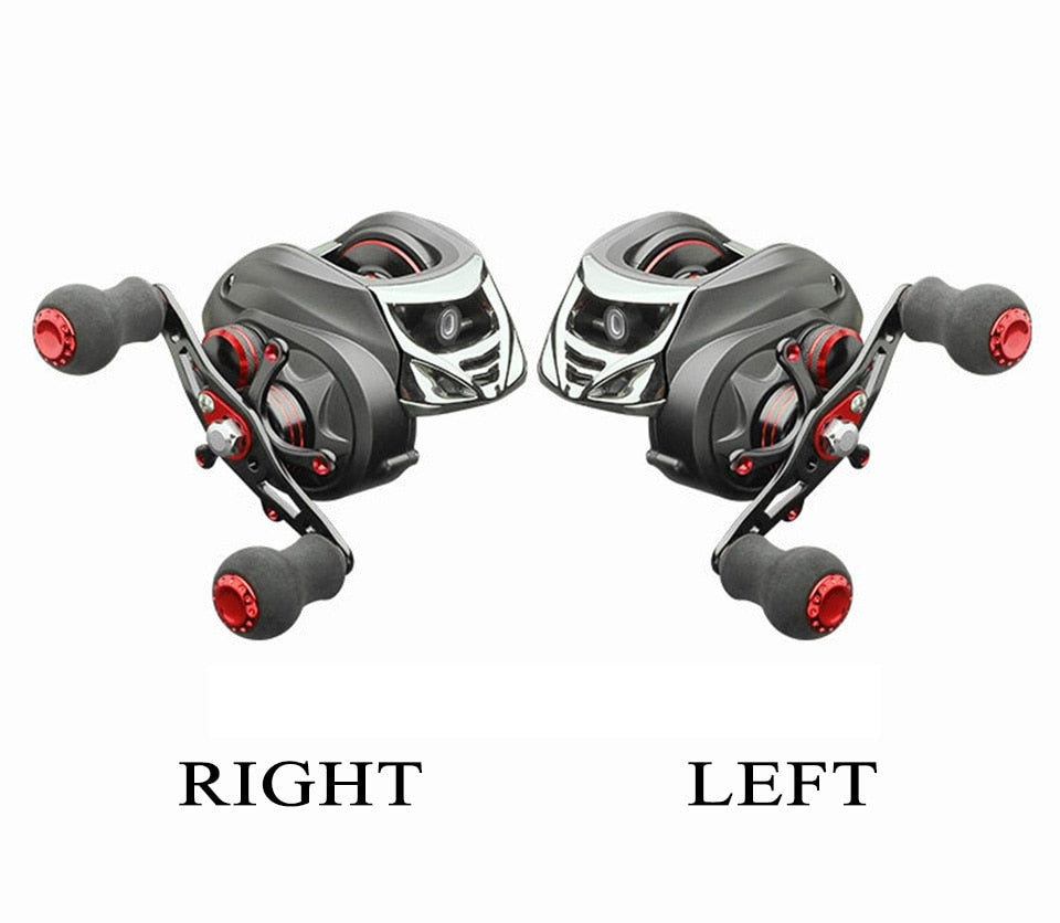 DASNAKI Baitcast reel 5.5kg Power fishing baitcasting reel Magnetic Drag 7.0:1 reels Light Carbon Body molinete de pesca