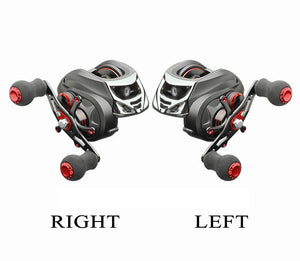 DASNAKI Baitcast reel 5.5kg Power fishing baitcasting reel Magnetic Drag 7.0:1 reels Light Carbon Body molinete de pesca