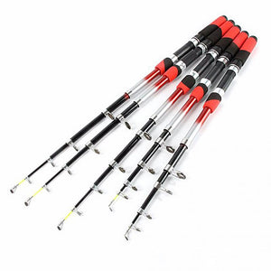 1.8M 2.1M 2.4M 2.7M 3.0M 3.6M 4.5M Portable Telescopic Fishing Rod Glass Fiber Fishing Pole Travel Sea Fishing Spinning Rod
