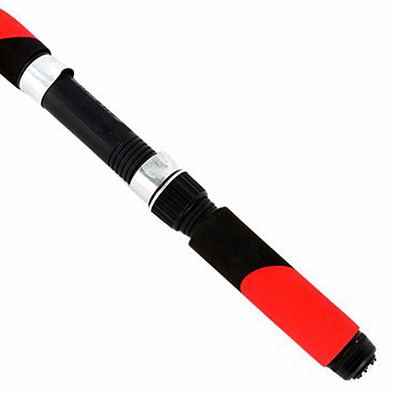 1.8M 2.1M 2.4M 2.7M 3.0M 3.6M 4.5M Portable Telescopic Fishing Rod Glass Fiber Fishing Pole Travel Sea Fishing Spinning Rod