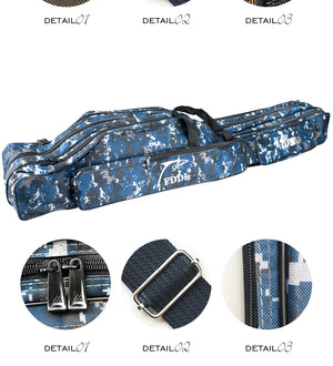 FDDL Fishing Rod bag Carrier Fishing Reel Pole Storage Bag 110cm / 120cm / 130cm / 150cm