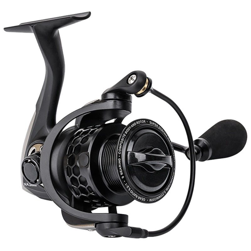 TSURINOYA NA 2000 3000 3000 4000 5000 9BB 5.2:1 Grae Ratio Saltwater Fishing Reels Lightweight Spinning Fishing Reel