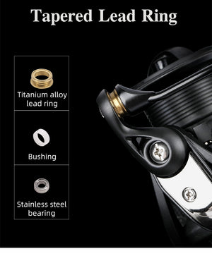 TSURINOYA NA 2000 3000 3000 4000 5000 9BB 5.2:1 Grae Ratio Saltwater Fishing Reels Lightweight Spinning Fishing Reel