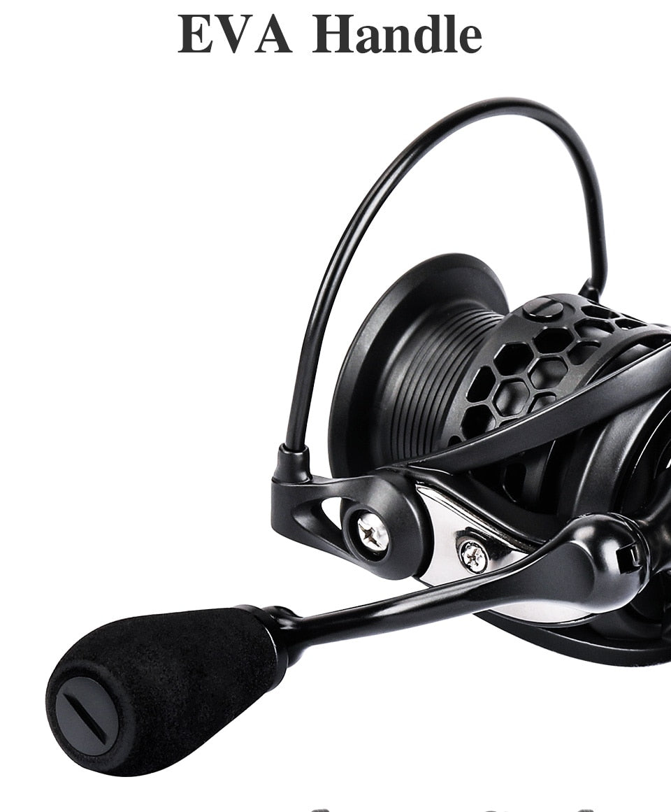 TSURINOYA NA 2000 3000 3000 4000 5000 9BB 5.2:1 Grae Ratio Saltwater Fishing Reels Lightweight Spinning Fishing Reel