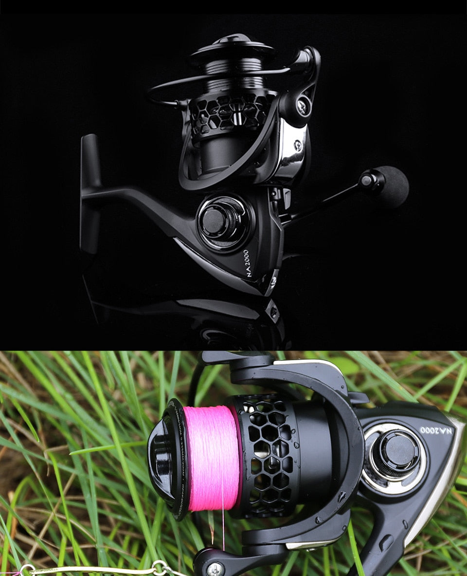 TSURINOYA NA 2000 3000 3000 4000 5000 9BB 5.2:1 Grae Ratio Saltwater Fishing Reels Lightweight Spinning Fishing Reel