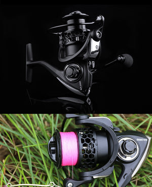TSURINOYA NA 2000 3000 3000 4000 5000 9BB 5.2:1 Grae Ratio Saltwater Fishing Reels Lightweight Spinning Fishing Reel