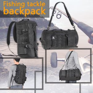 MrY 23L Men Women Multifunctional Fishing Tackle Bags Outdoor Backpack Trekking Single Shoulder Crossbody Bags Fishing Bags