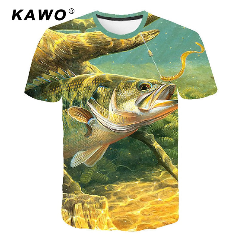 Summer Men Fishing Clothing Set Short Sleeve Fishing Round Shirt and Shorts Outdoor Leisure T-shirt Fishing Clothes Shirt Pants