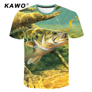 Summer Men Fishing Clothing Set Short Sleeve Fishing Round Shirt and Shorts Outdoor Leisure T-shirt Fishing Clothes Shirt Pants