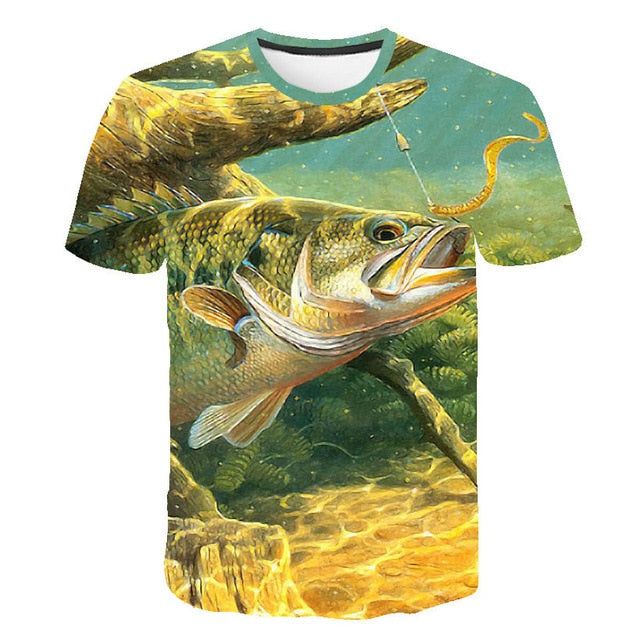 Summer Men Fishing Clothing Set Short Sleeve Fishing Round Shirt and Shorts Outdoor Leisure T-shirt Fishing Clothes Shirt Pants